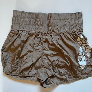 Free People Movement The Way Home Shorts - Tan, XL
